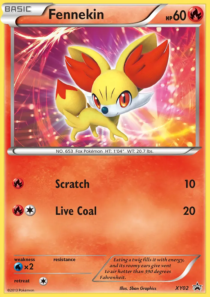 Fennekin, XY Black Star Promos #XY2