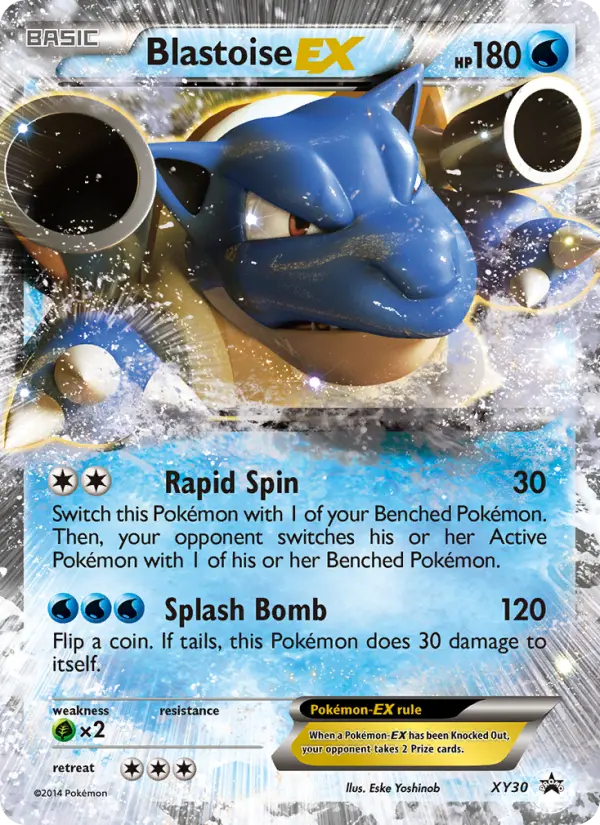 Blastoise EX, XY Black Star Promos #XY30