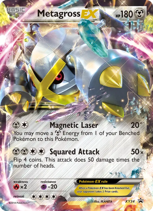Metagross EX, XY Black Star Promos #XY34