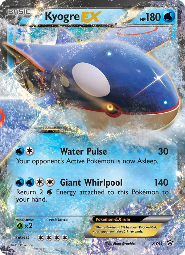 Kyogre EX, XY Black Star Promos #XY41