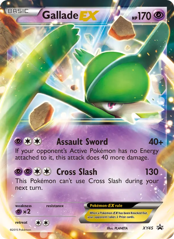 Gallade EX, XY Black Star Promos #XY45