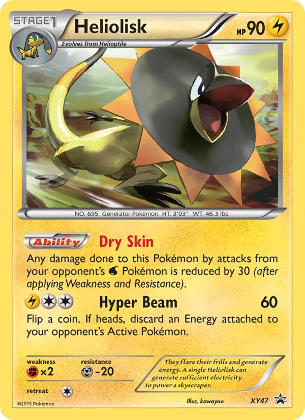 Heliolisk, XY Black Star Promos #XY47