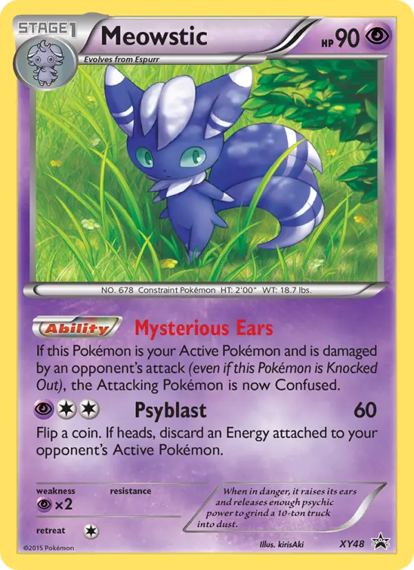 Meowstic, XY Black Star Promos #XY48