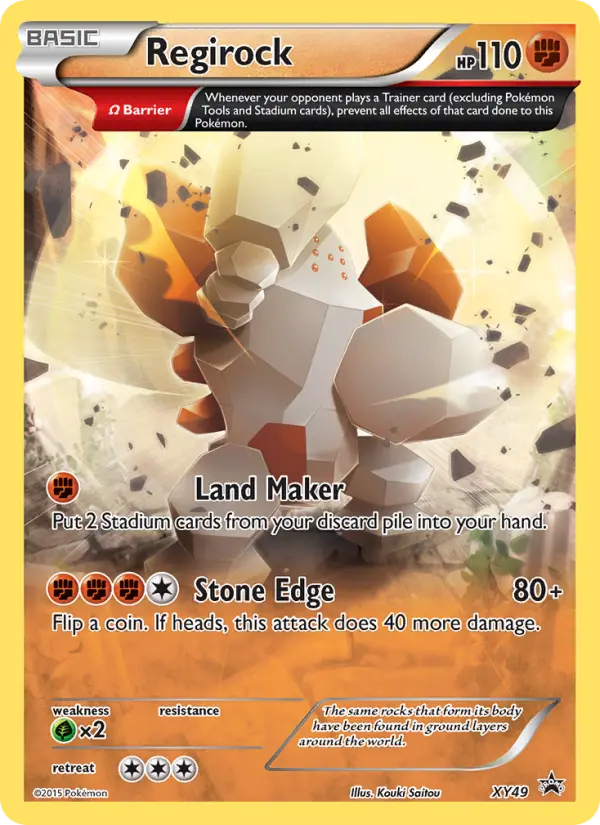 Regirock, XY Black Star Promos #XY49