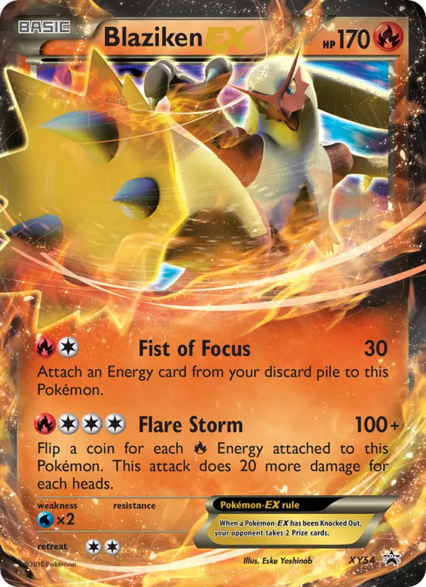 Blaziken EX, XY Black Star Promos #XY54
