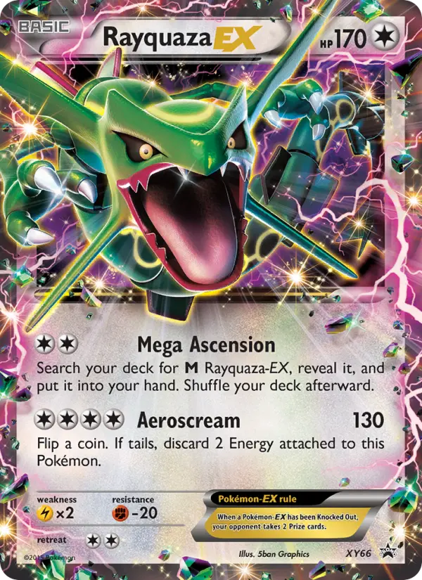 Rayquaza EX, XY Black Star Promos #XY66