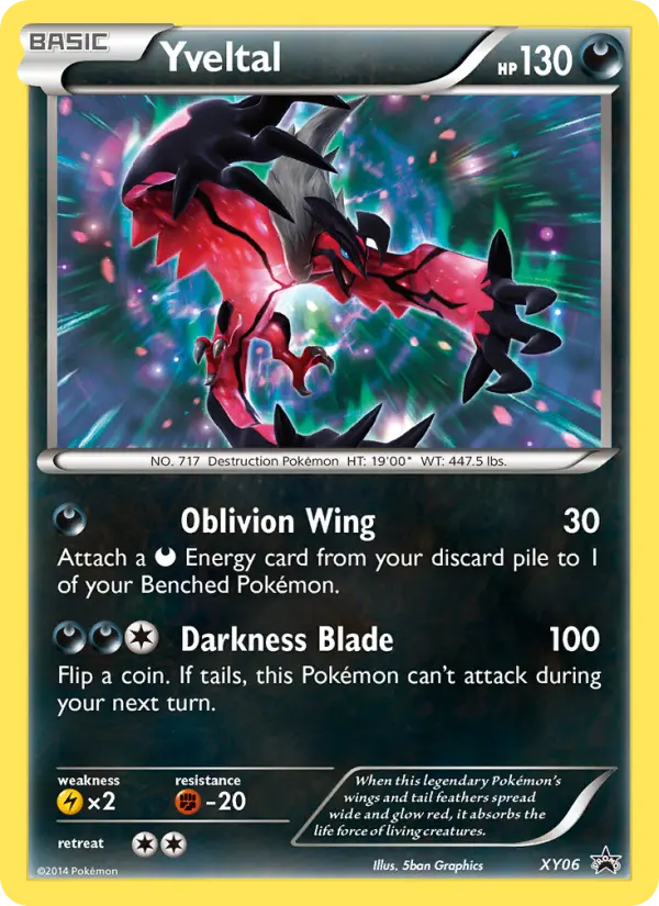 Yveltal, XY Black Star Promos #XY6