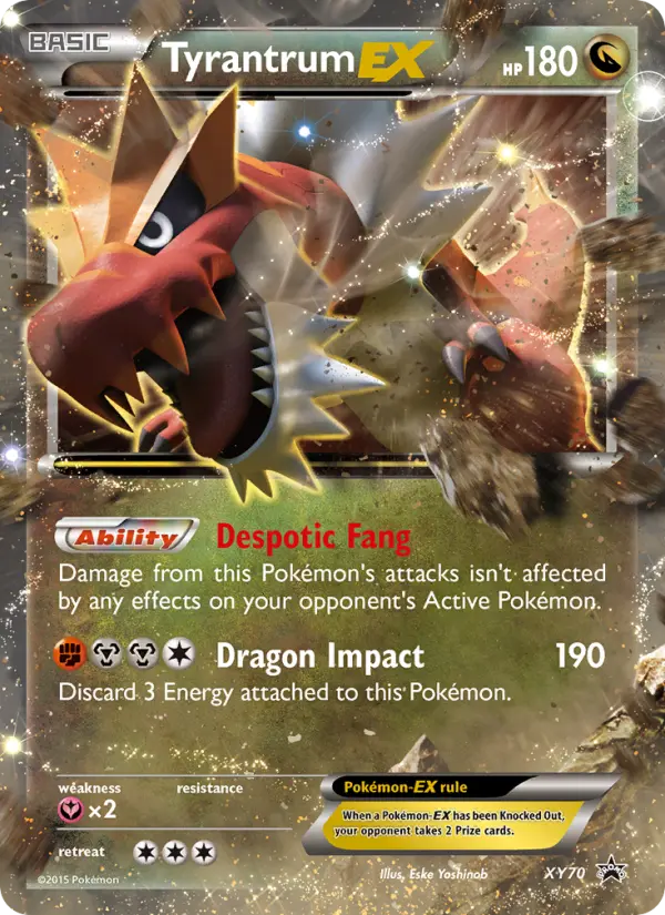 Tyrantrum EX, XY Black Star Promos #XY70