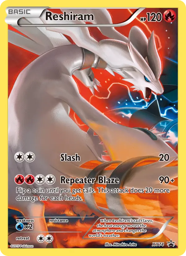 Reshiram, XY Black Star Promos #XY74