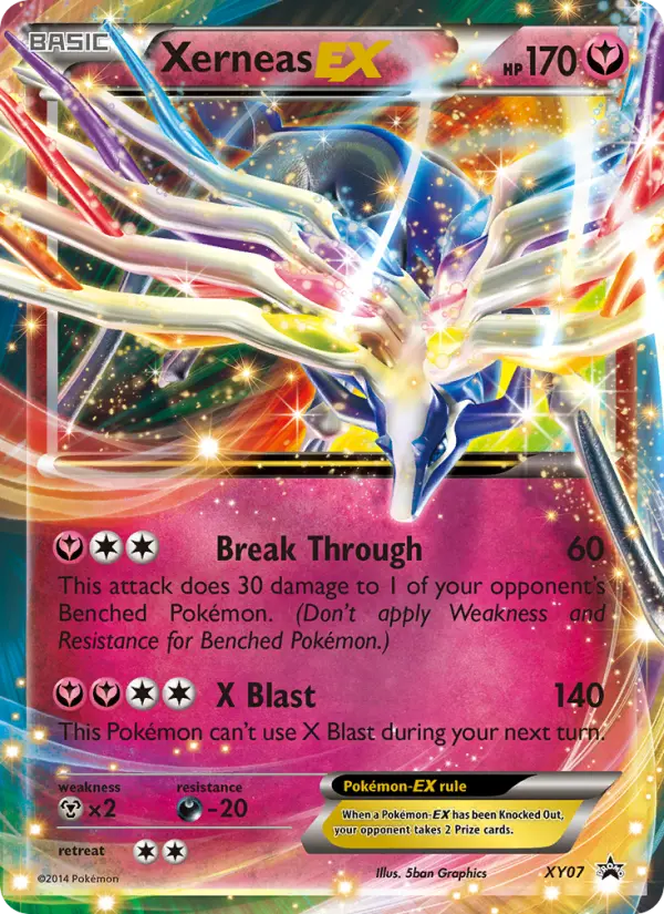 Xerneas EX, XY Black Star Promos #XY7