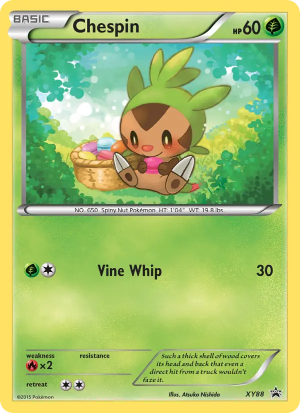 Chespin, XY Black Star Promos #XY88