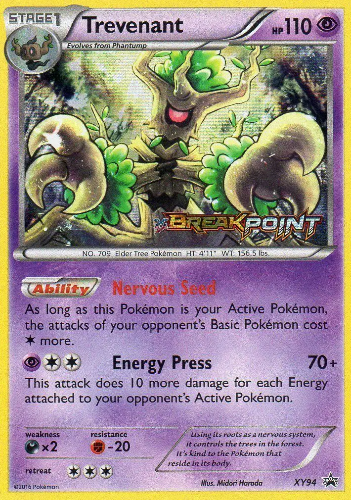 Trevenant, XY Black Star Promos #XY94